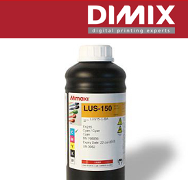 LUS150 inkt - bus 1000 ml, cyaan