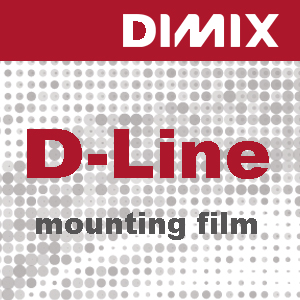 D-Line M80 - Ultra-clear Mounting Film - Rol 1300mm x 50m