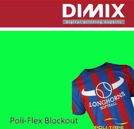 Poli-flex Blockout Soft - 4541 Neon Green - rol 500 mm x 10 m