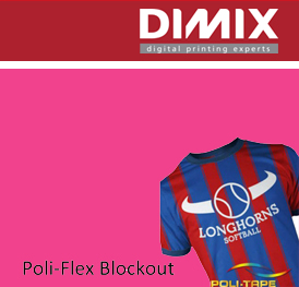Poli-flex Blockout Soft - 4543 Neon Pink - rol 500 mm x 10 m