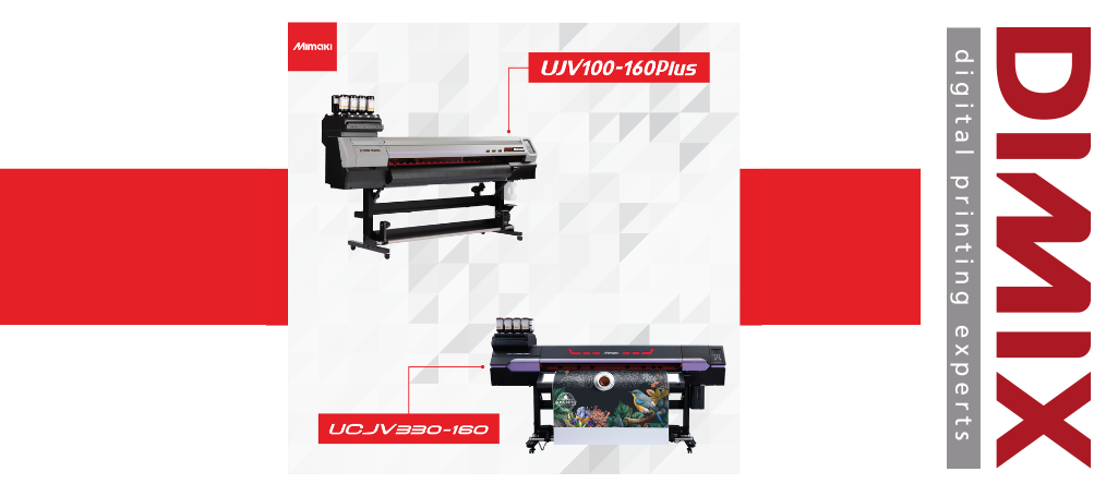 Mimaki lance de nouvelles imprimantes UV roll-to-roll  Dimix